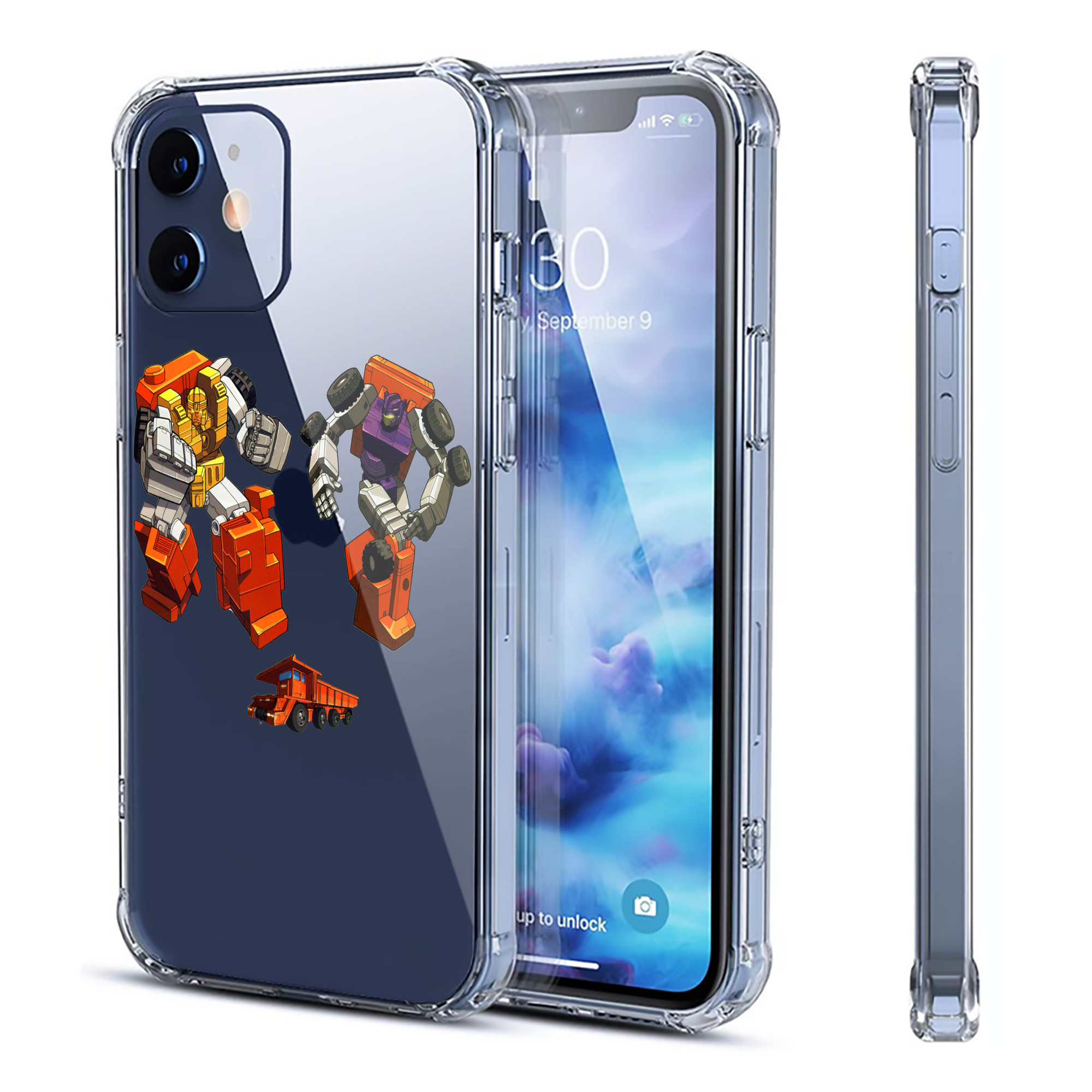 （画像用）  【iPhone 12シリーズ対応】透明スマホケース（クリアソフトケース）